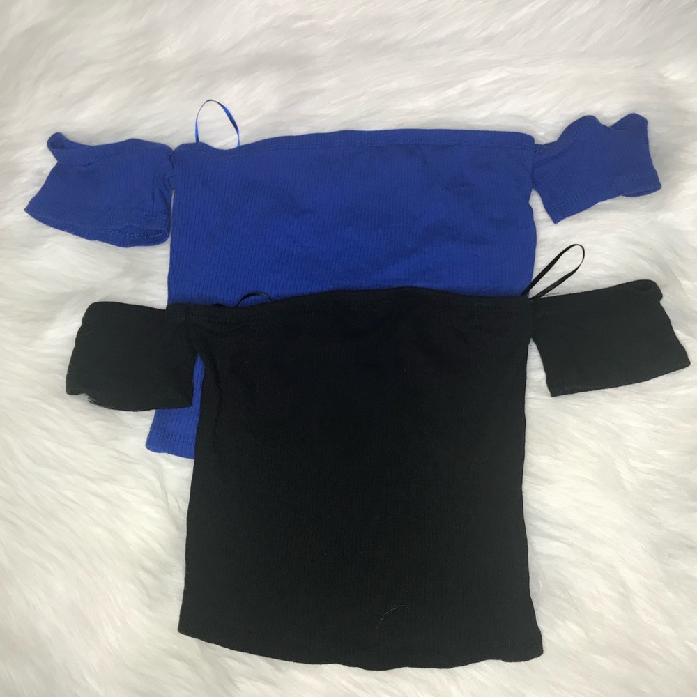 Off The Shoulder Short Sleeve crop top